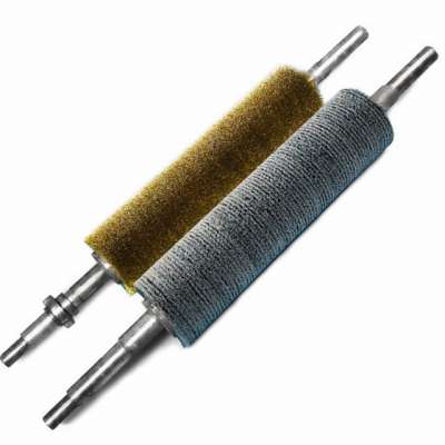 Wire Polishing Roller Brush sweeper